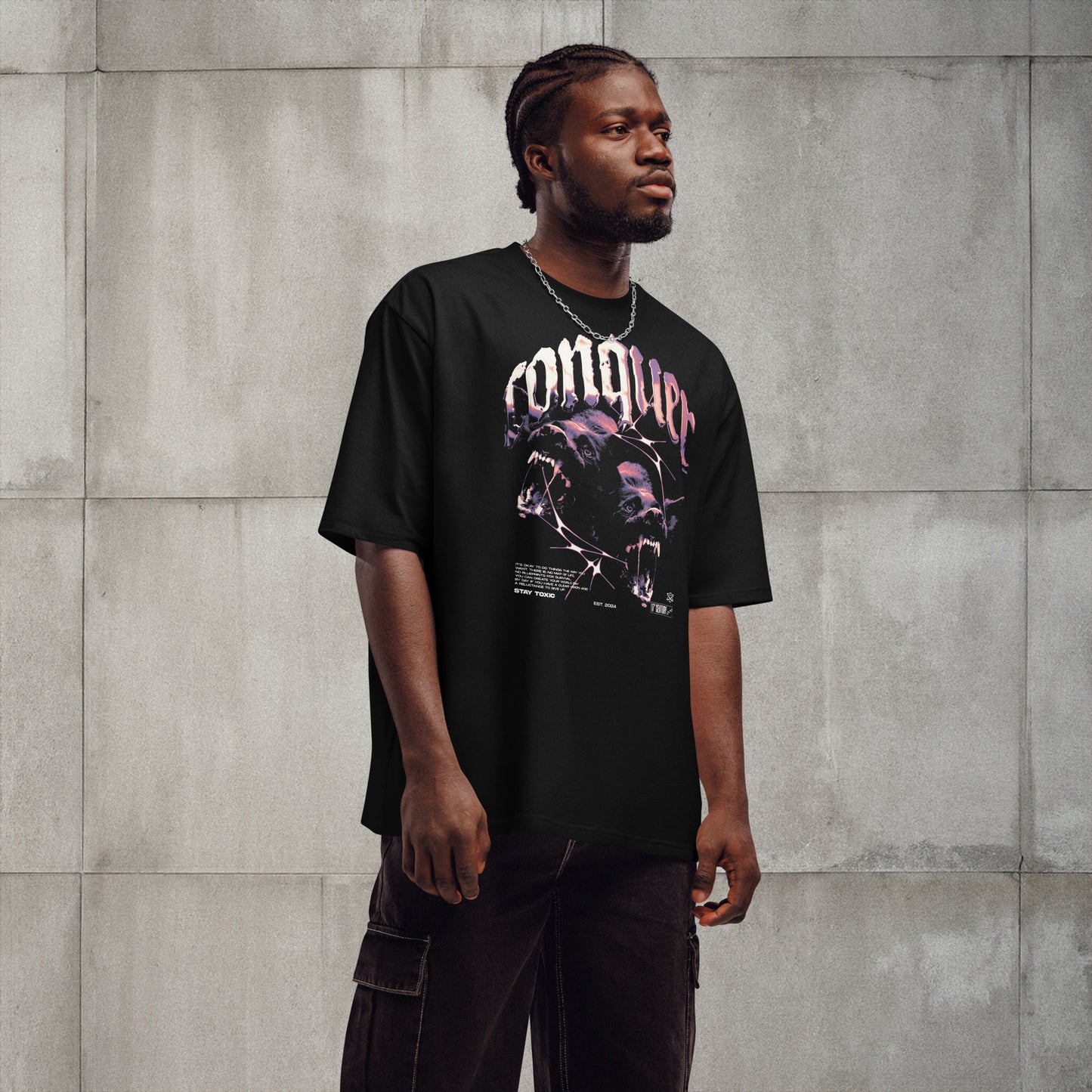 Conquer Oversized heavyweight t-shirt